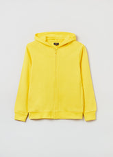 Ovs Cotton Full-Zip Sweatshirt With Hood